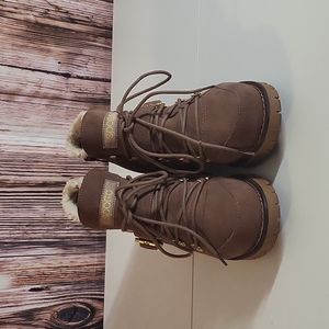 Sporto Women's Suede Lace-Up Combat Boots Size 7.5(Like New)